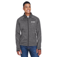 North End Sport Men's Flux Melange Bonded Fleece Jacket