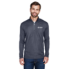 UltraClub Men's Cool & Dry Sport Quarter-Zip Pullover