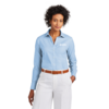 Brooks Brothers Womens Wrinkle-Free Stretch Pinpoint Shirt