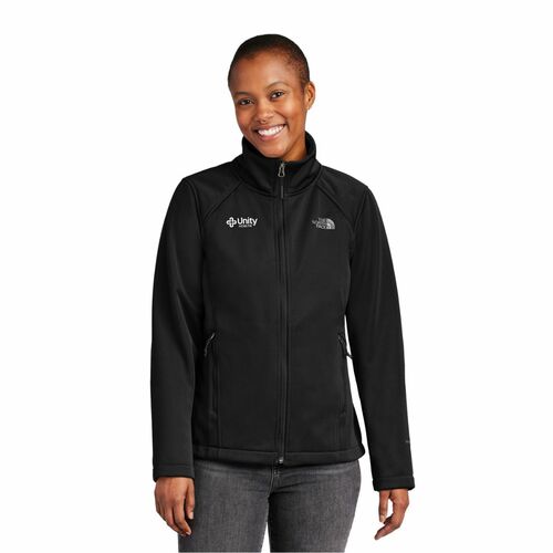 The North Face Ladies Chest Logo Ridgewall Soft Shell Jacket